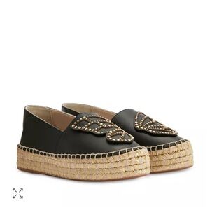 Sophia Webster Women's Butterfly Platform Espadrille Flats